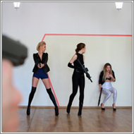 Models Gunbattle – Elena, Vicky, Renee, Laura
