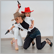 Cowgirls Gunfights - Maya and Alsiha